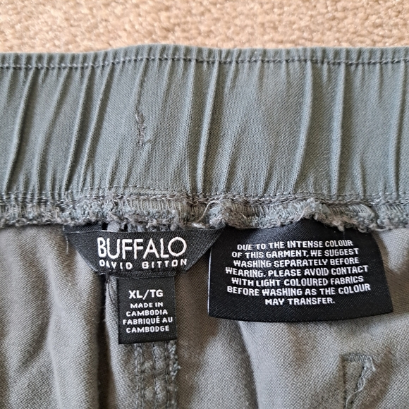 Buffalo David Bitton Tencel Pants Womens XL Grey Pull On Pant - Picture 8 of 11